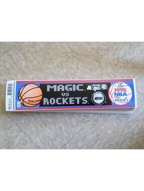 1995 NBA finals car bumper sticker